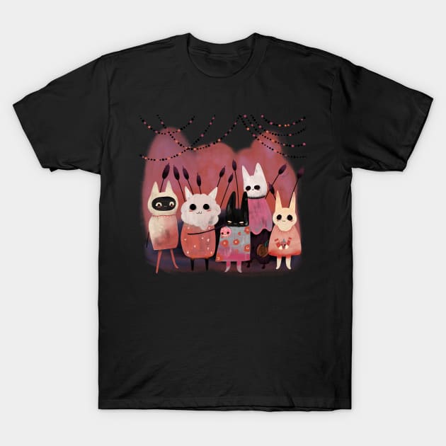 Halloween Costume Party T-Shirt by Magcelium